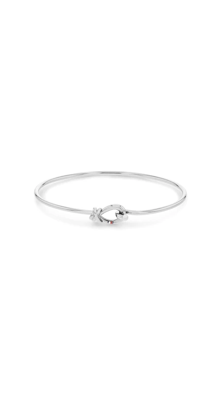 Tommy Hilfiger Jewelry Women's Memory Steel Bangle Stainless Steel - 2781027
