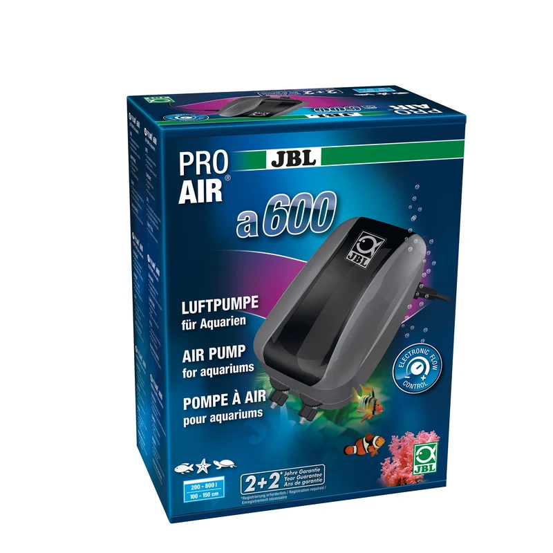 JBL PROAIR a600 Air Pump - 600 l/h Oxygen Supply Set