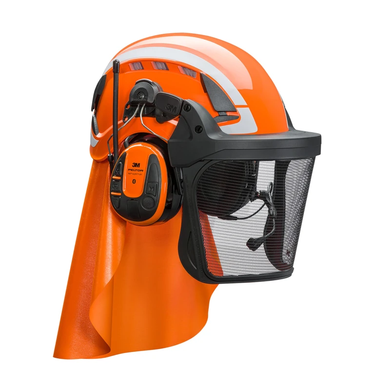 Securefit 3M X5500 Forestry Combination, WS Alert XPI Headset, Multipoint Bluetooth, FH1 holder, 5J FaceShield, X5507VMRXFH15J-CE