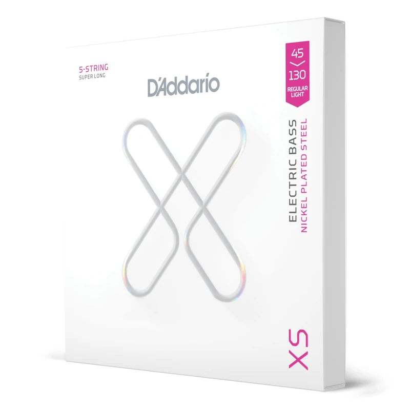 D'Addario XS Coated 5-String Bass Strings - XSB45130SL 45-130