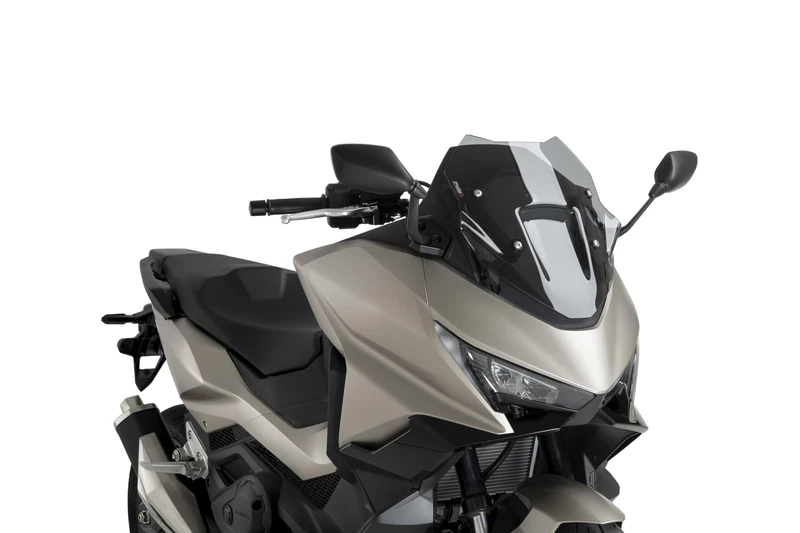 Puig 22583H V-Tech Line Sport to improve aerodynamics; angular design; high resistance; rounded edges; TÜV & ABE certified. Light Smoke