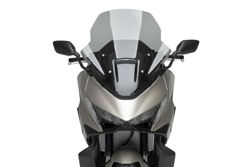 Puig 22582H V-Tech Line Touring with aerodynamic design, 4 mm methacrylate, stability and comfort in touring and urban riding. Light Smoke