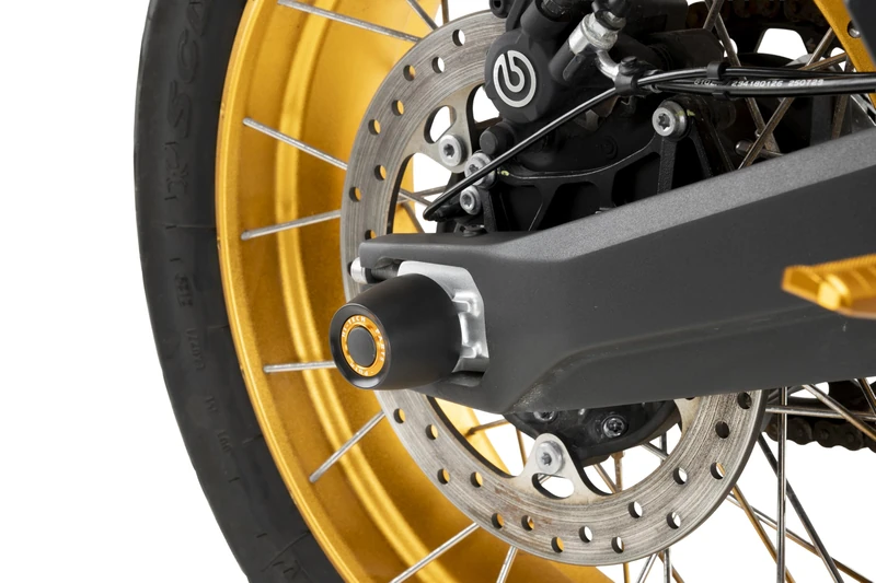 Puig 22367N Swingarm Protector PHB19, full protection for swingarm and suspension, Racing-style CNC-machined nylon design, impact resistance, Black - Image 1