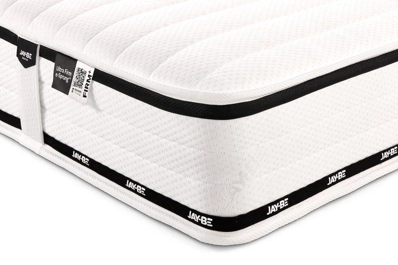 JAY-BE Flex Ultra-Firm Mattress, Pocket Sprung, 21cm Deep, Posture Support Mattress, Hypoallergenic, Breathable, Moisture Wicking, Regulate Temperature, 5ft Kingsize (200 x 150 x 21cm)