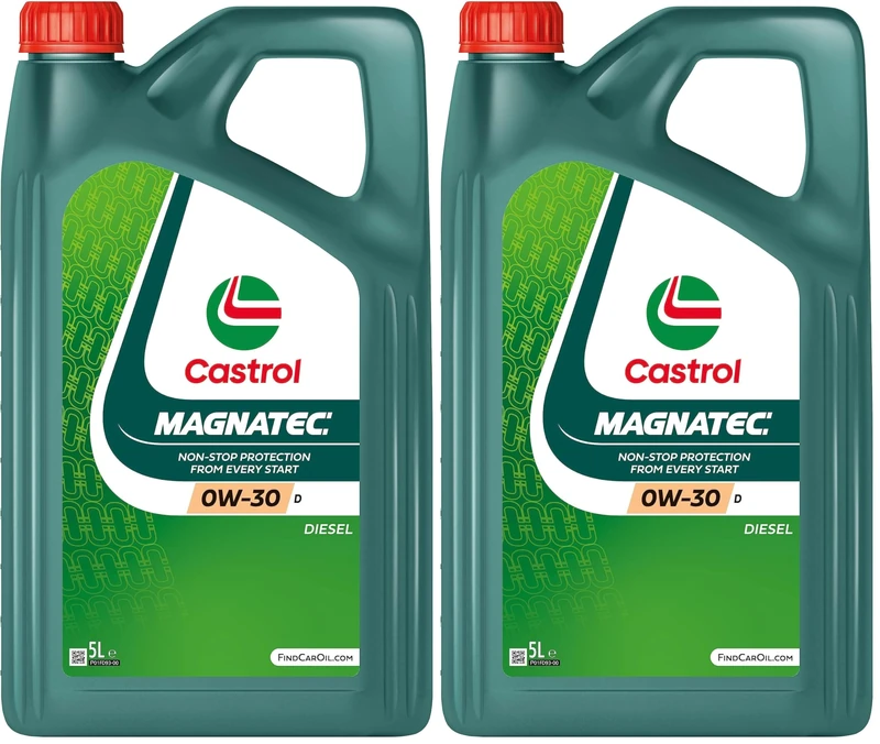 Castrol MAGNATEC 0W-30 D Engine Oil 5L (Pack of 2)