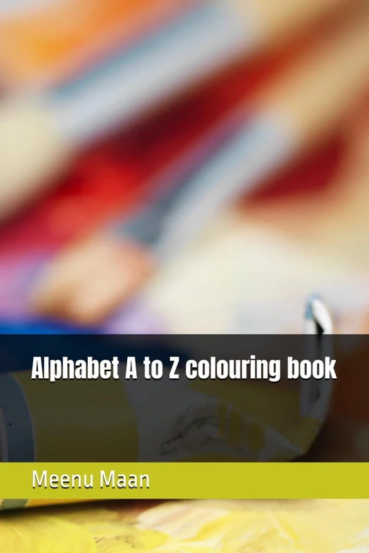 Alphabet A to Z colouring book