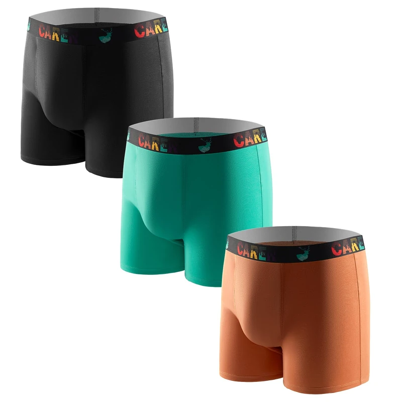 Carer 3-Pack Teen Boys Incontinence Boxer Briefs - 100ml Absorbency