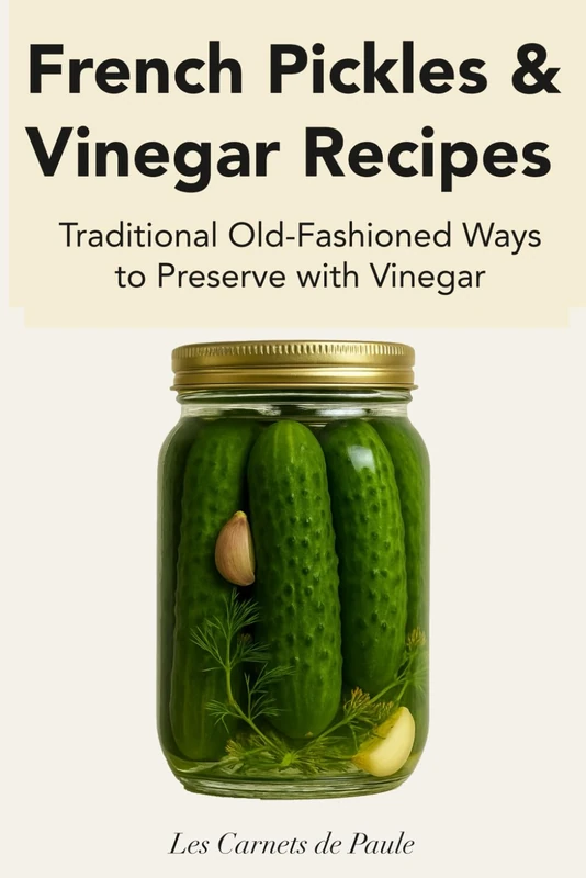 French Pickles & Vinegar Recipes: Traditional Old-Fashioned Ways to Preserve with Vinegar - Image 1
