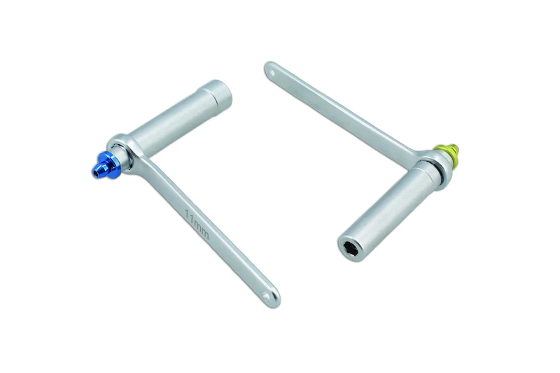 Laser 9228 Brake Bleed Wrench Set - for German Vehicles 2pc