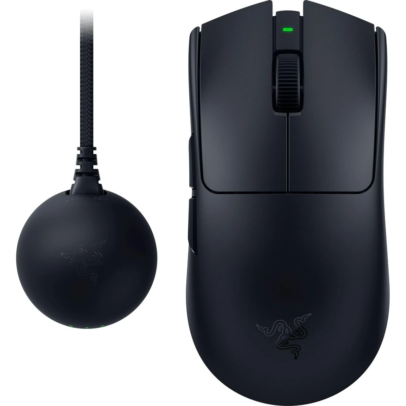 Razer Viper V4 Pro - Wireless symmetrical e-sports gaming mouse - Ultra-lightweight 49g - HyperSpeed Gen-2 up to 8 KHz polling - Focus Pro 50K sensor - Optical scroll wheel - PC/Mac | Black