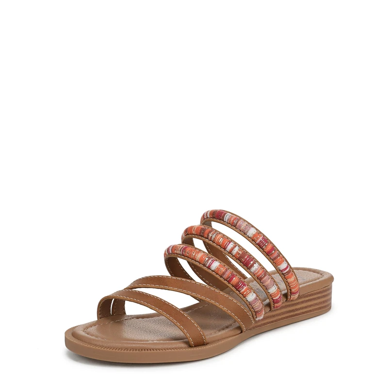 Blowfish Malibu Women's August Wedge Sandals, Tan Beige Multi, Medium Fit, UK 6