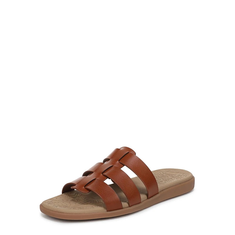 Blowfish Malibu Women's Jellyfish Flat Slide Sandals, Scotch Brown, Medium Fit, UK 6