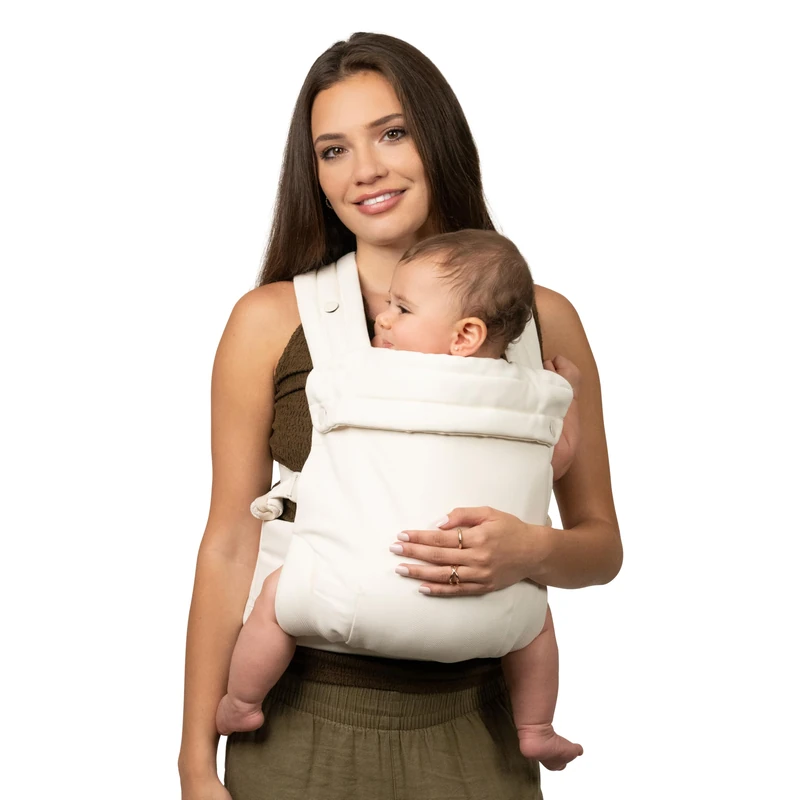 Infantino Honey Blossom Baby Carrier, Ergonomic Infant to Toddler Carrier, Hip Healthy “M” Position Support, Adjustable Sliding Seat, Padded Cross-Back Straps, 3,2-18,1 kg, Vanilla Bloom