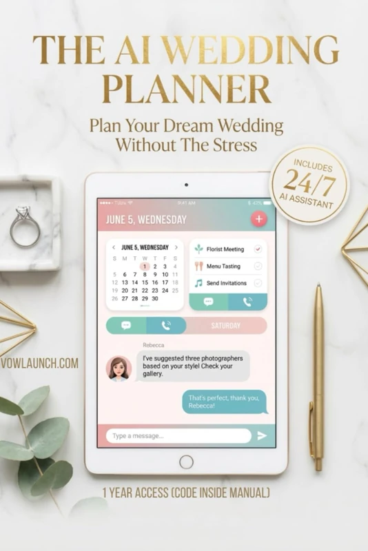 From Yes to I Do, Stress-Free: Planner Access Code Included for Vow Launch - Image 1