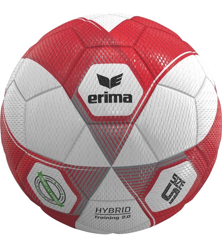 Erima Hybrid Training 2.0 soccer ball (7192609), red/silver, 5