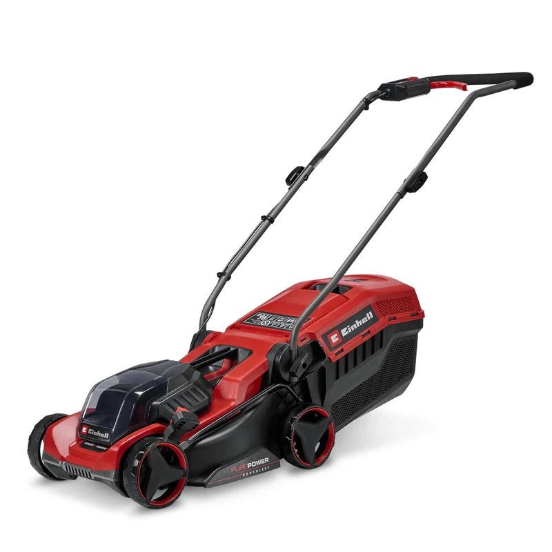 Einhell Cordless Lawn Mower 18V Power X-Change, 32cm Cutting Width, up to 270m², Brushless, 27L Collection Basket, Near-Edge Mowing, Without Battery GE-CM 18/32 C Li BL-Solo