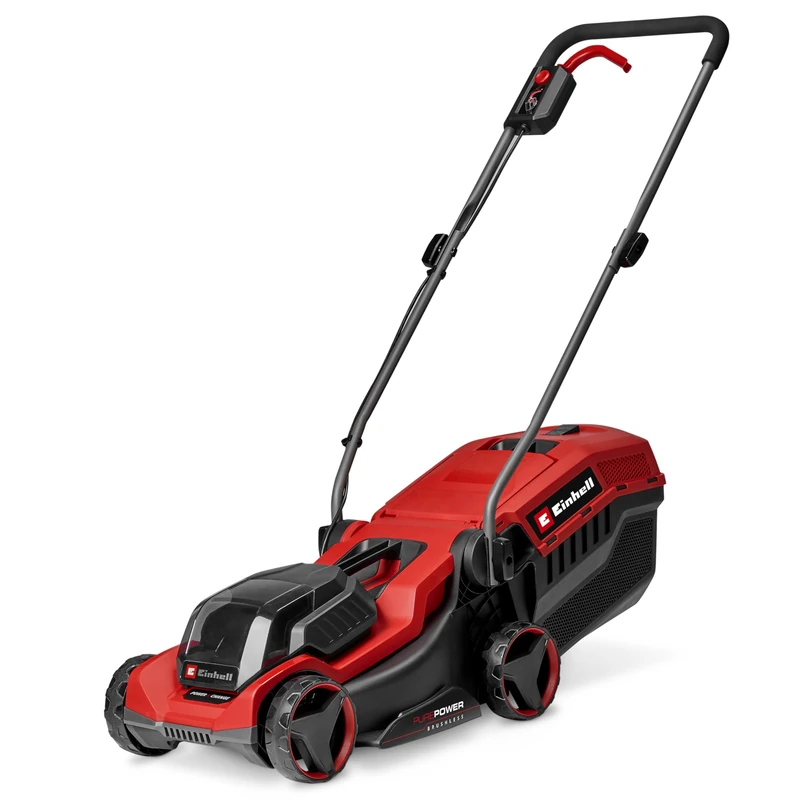 Einhell Cordless Lawn Mower 18V Power X-Change, 30cm Cutting Width, Up to 175m², Brushless, 27L Collector, 30–65 mm Cutting Height, Without Battery GE-CM 18/30-1 Li BL-Solo