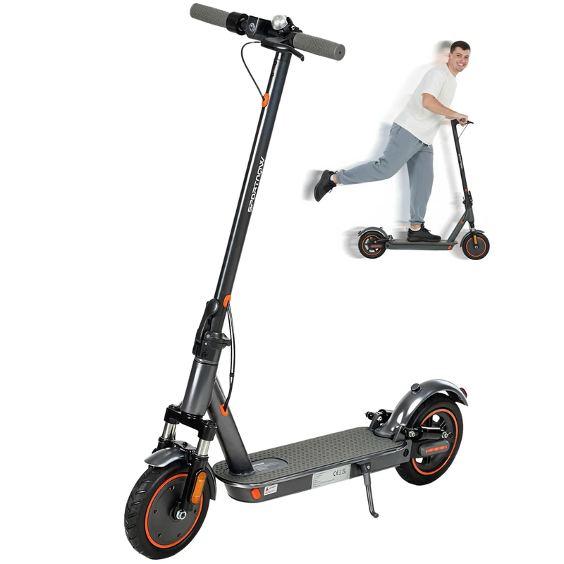 SPORTNOW Electric Scooter for Adults with 350W Motor, 30km Range, 8.5" Pneumatic Tyres, Up to 25km/h, Foldable E Scooter with 36V 7.8Ah Battery and Dual Brakes, Max Load 120KG