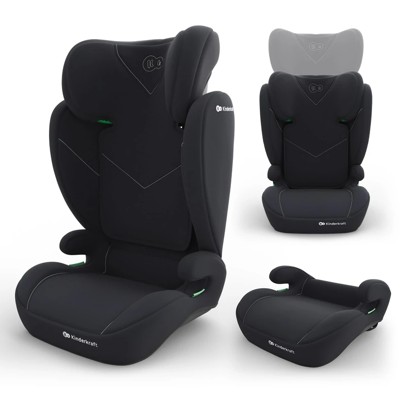 Kinderkraft I-Spark 2 PRO i-Size Car Seat 100-150 cm 2-in-1 H-Guard, Black - Image 1