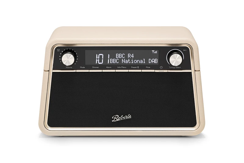 Roberts Revival REVA FM/DAB/DAB+ Statement Radio with Bluetooth, Pastel Cream