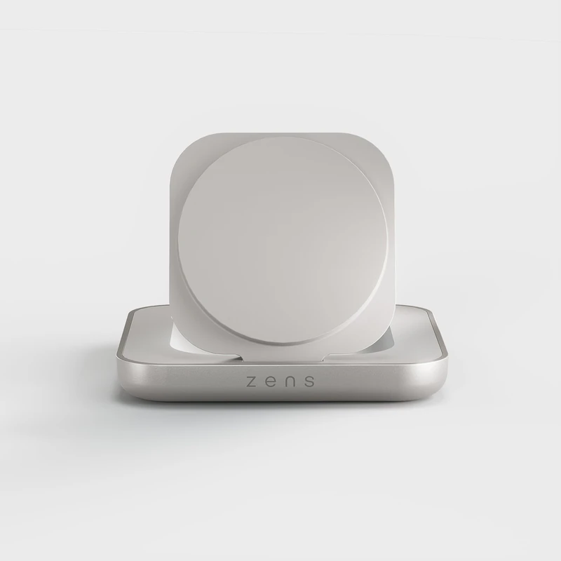 OtterBox Zens Magnetic Nightstand Wireless Charger (2026), MagSafe & Qi2 15W Wireless Charger for iPhone/AirPods, Includes 20W Power Adapter (EU/UK/US) & 1.5M Integrated Cable, White