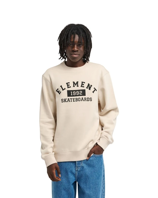 Element Home Team - Sweatshirt - Men - Beige.