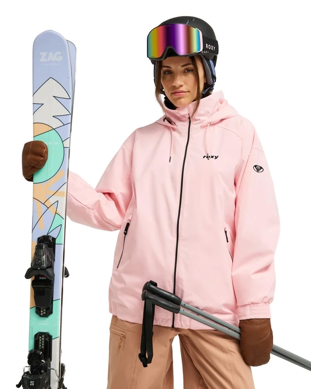 Roxy Technical Snow Jacket Landscape JK Womens Pink