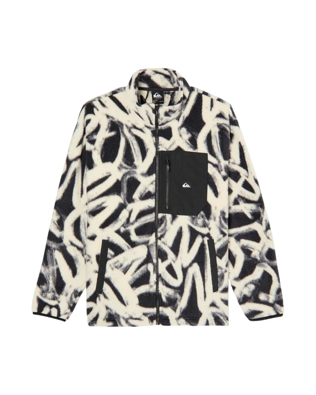 Quiksilver Full Zip Fleece CLEAN COAST FZ Mens White