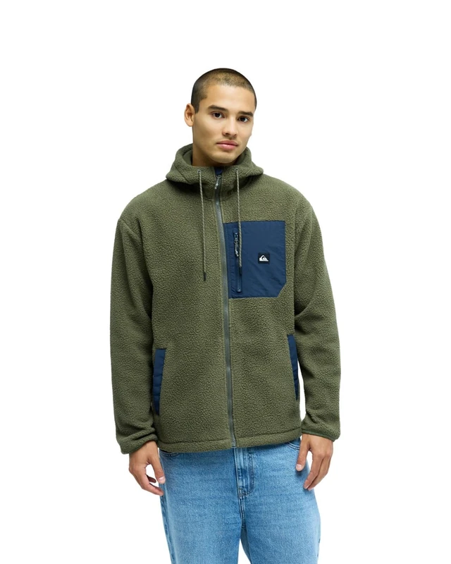 Quiksilver Pants CLEAN COAST FZ HOOD Mens Brown