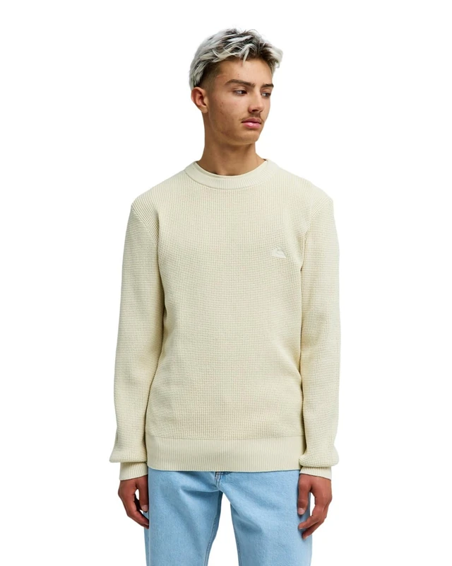 Quiksilver Jumper WAFFLE SWEATER Mens Blue - Image 1