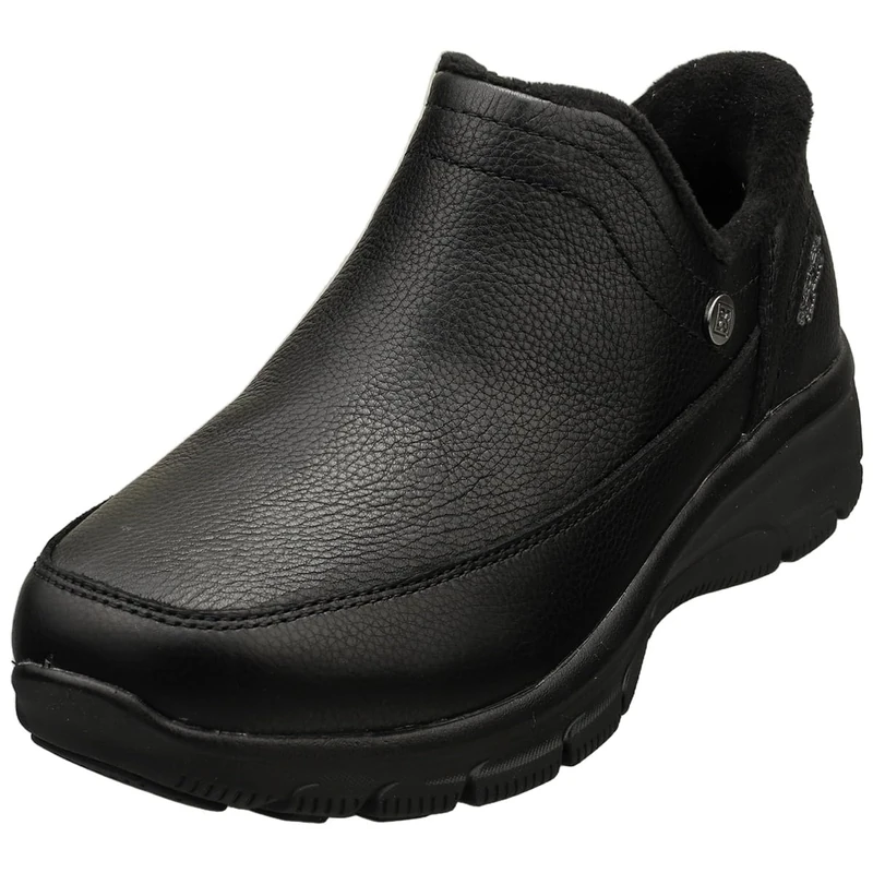Skechers Women's EASY GOING MODERN WHISPER Boot, Black Leather, 8 UK