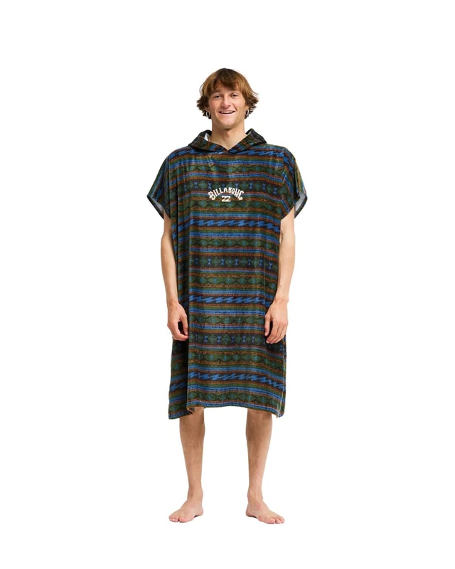 BILLABONG Poncho Changing Towel MENS HOODED TOWEL Mens Black - Image 1