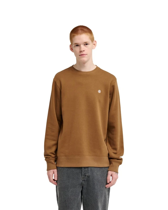 Element Icon Embroidery - Sweatshirt - Men - Brown.