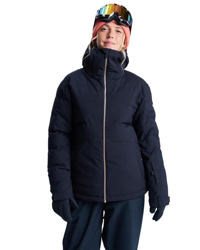 Roxy Snow Jacket SNOWYHILL Puffy JK Womens Black