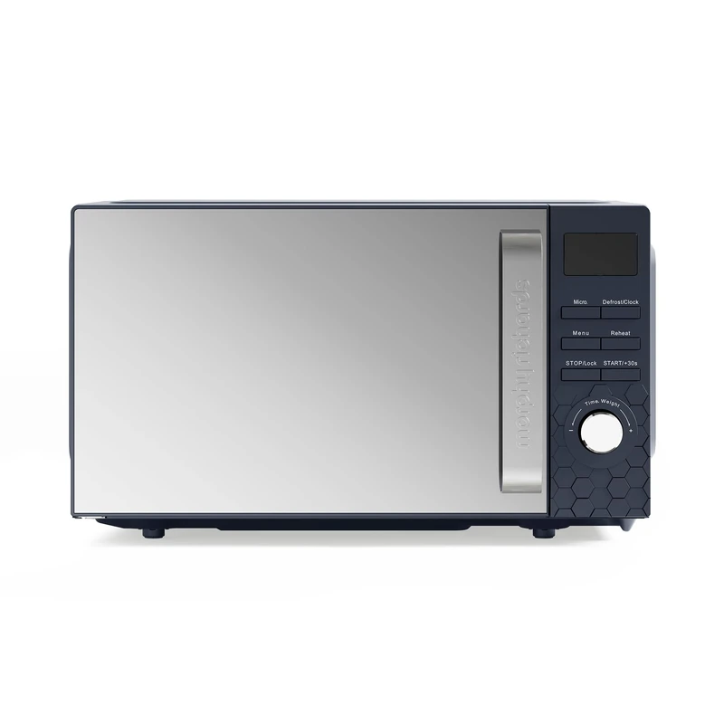 Morphy Richards Cassini Digital Glass Microwave, 20L Capacity, 6 Power Levels Including Defrost, 95 Minute Timer fo Cooking, 24.5cm Glass Turntable, Easy Clean, 800W, Outer Space, 511421