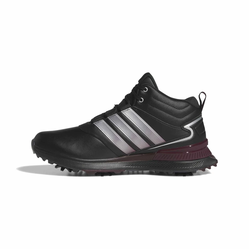 adidas Unisex R2C Mid Climaproof Golf Shoes, core Black/Silver met./Maroon, 8 UK