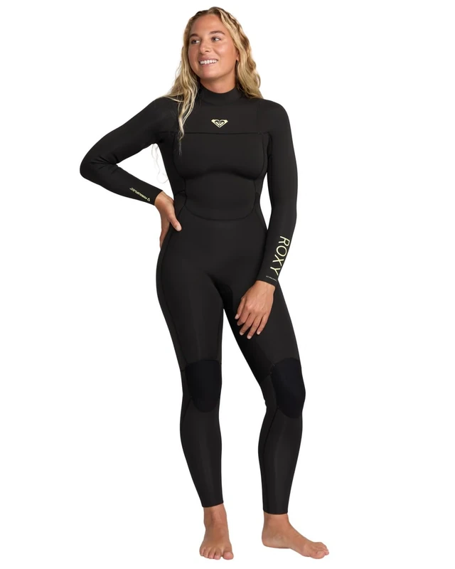 Roxy Back Zip Wetsuit 3/2 PROLOGUE+ BZ FL FULL Womens Black