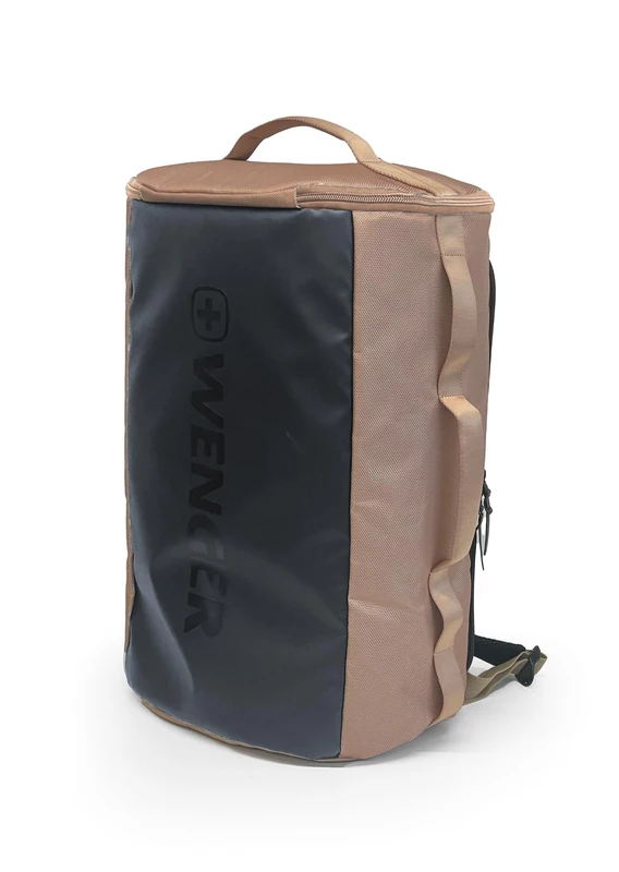 WENGER UrbanOne Duffle Backpack, Laptop Rucksack, Travel Bag, 14 Inch Laptop, 25 L, S, Women/Men, Travel, Sand Beige