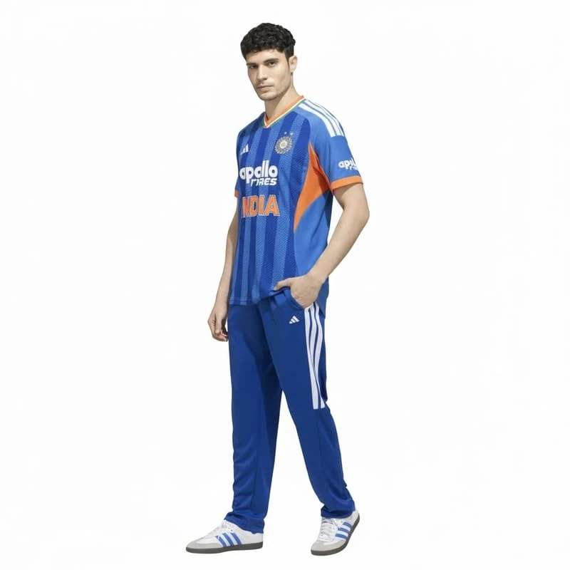 adidas Men's Indcri T20I JSY Hs 2026 Shirt, Bright Royal, XS
