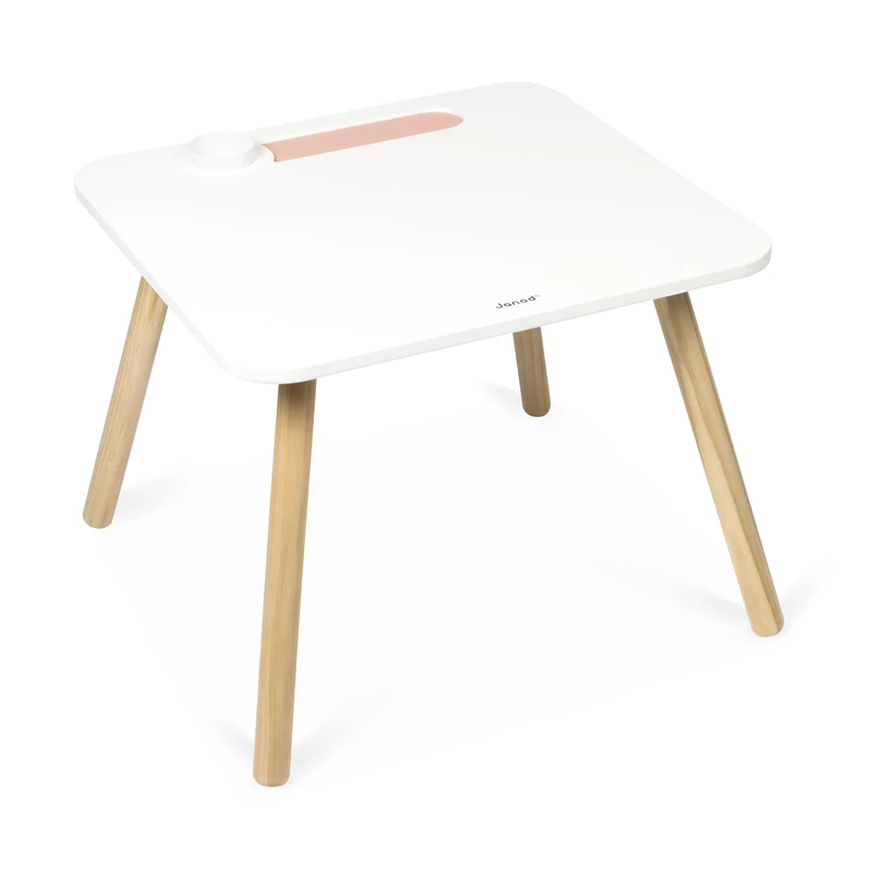 Janod - My First Drawing and Activity Table From 18 months - Specially Designed for Children with Storage Space for Pencils - Chairs Not Included - From 18 months