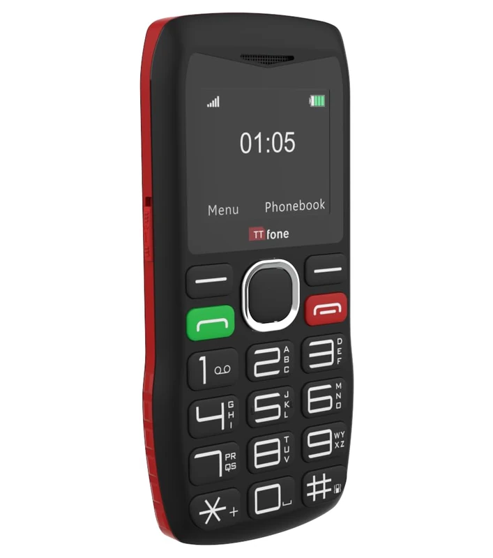 TTfone TT880 Easy-to-Use Mobile Phone for Seniors and Elderly - Large Button Phone with Emergency Assistance Button - Pay As You Go (Vodafone PAYG with £20 Credit)