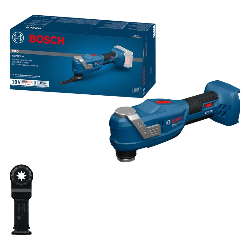 Bosch PRO 18V System Cordless Oscilating Tool GOP18V-30 (incl. Plunge Blade PAIZ 32 APB)