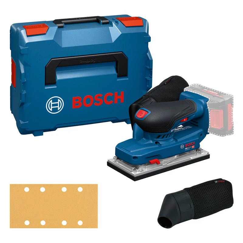 Bosch PRO 18V System Cordless Orbital Sander GSS18V-18 (incl. dust Bag, Hole Punch, L-BOXX 162)