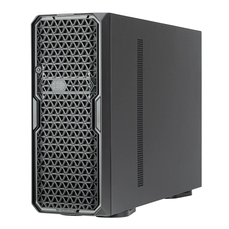 Silverstone WS380-E, High Expandability Professional Workstation Chassis with 8 Hot Swappable Trays and 360mm Radiator Bracket, SST-WS380-E