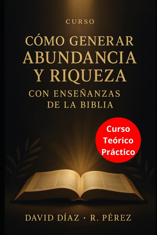 Cómo Generar Abundancia y Riqueza con Enseñanzas de la Biblia: Libro - Curso Completo (Teórico-Práctico)