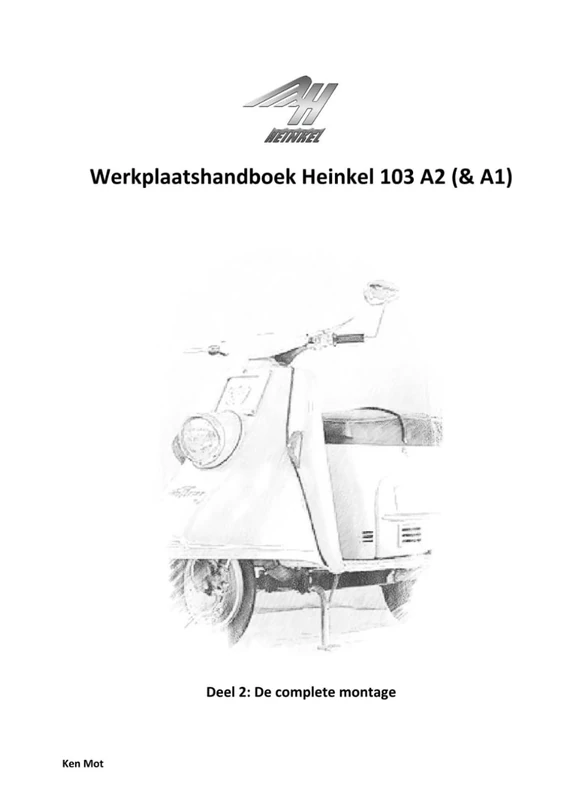 Werkplaatshandboek Heinkel 103 A2 deel 2 Montage - Image 1