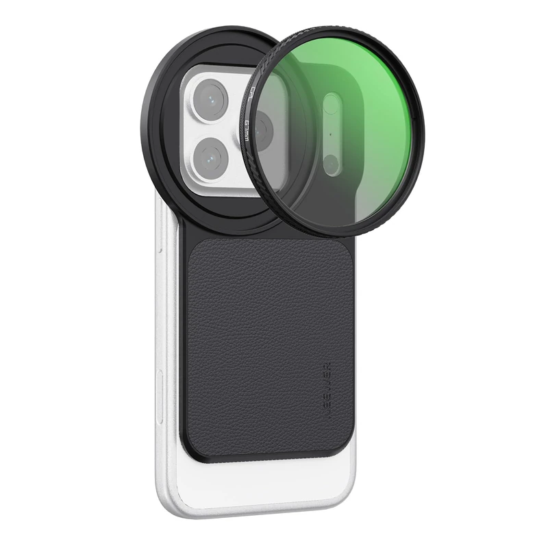 NEEWER 6.3" Magnetic Phone Lens Filter Mount Adapter Backplate Accessories & 67mm CPL Filter Circular Polarizing Polarizer Compatible with MagSafe iPhone 12/13/14/15/16/17 & Pro Versions