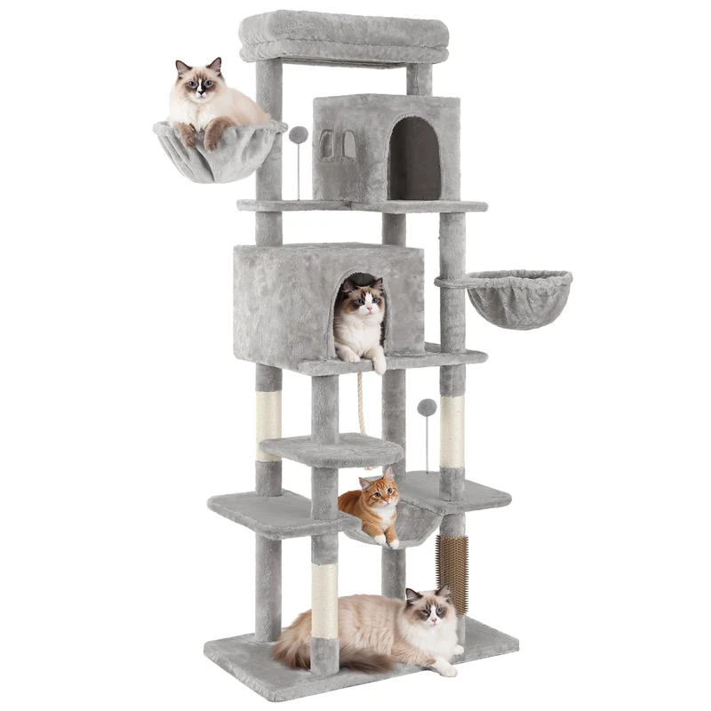 YITAHOME Large Cat Scratching Post - 176cm XL Cat Tree