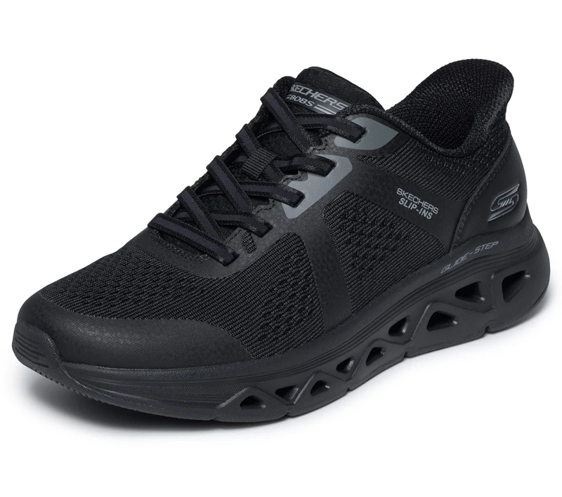 Skechers Women's Glide-Step Trainer, Black, 3 UK