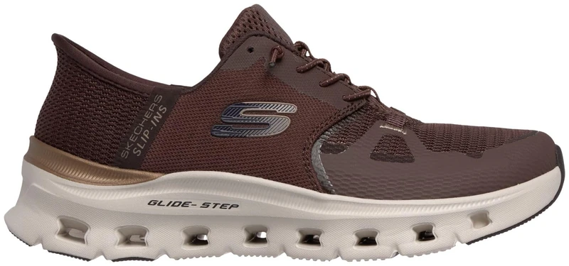 Skechers Women's Glide-Step PRO Radiant Stride Trainers, Chocolate, 4.5 UK